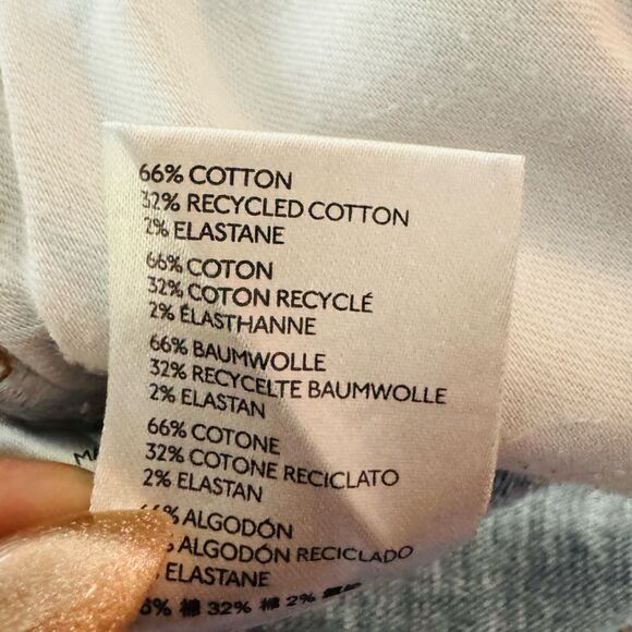 Pilcro The Slim Boyfriend Jeans Rainbow Embroidered Racing Stripe Size 29 - Picture 5 of 8